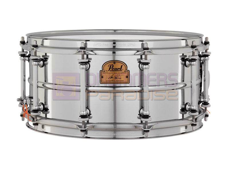 Pearl Sensitone Heritage Alloy 14 x 6.5 Beaded Steel Snare Drum