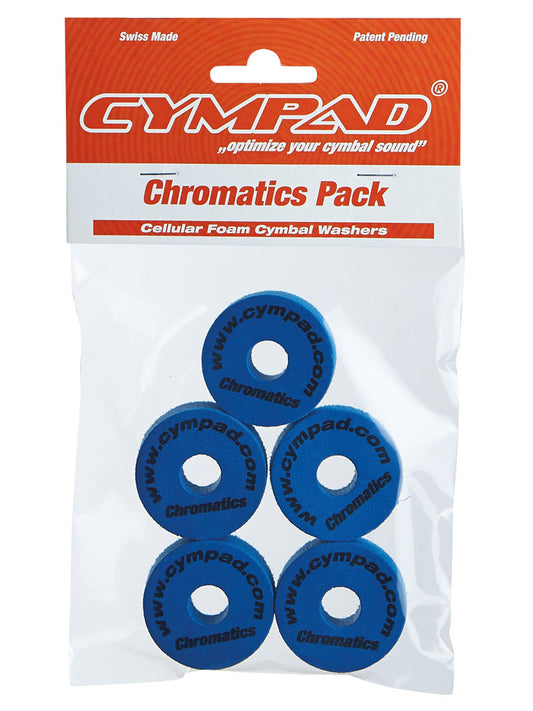 Cympad Chromatics Blue Cymbal Pad 5 Pack