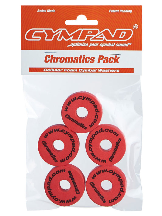 Cympad Chromatics Red Cymbal Pad 5 Pack