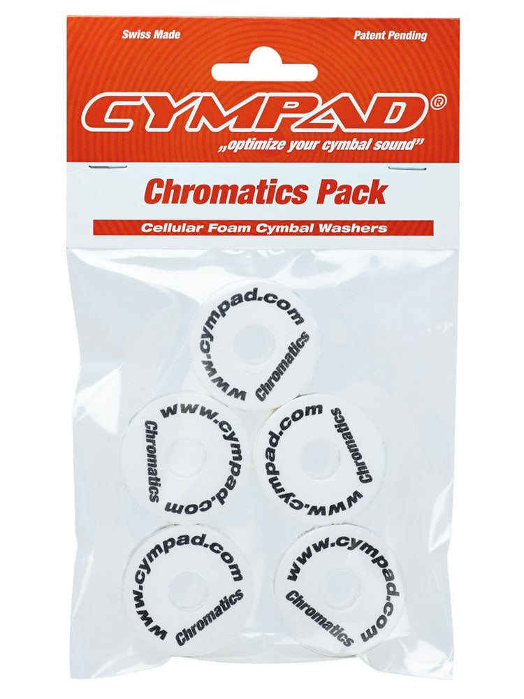 Cympad Chromatics White Cymbal Pad 5 Pack