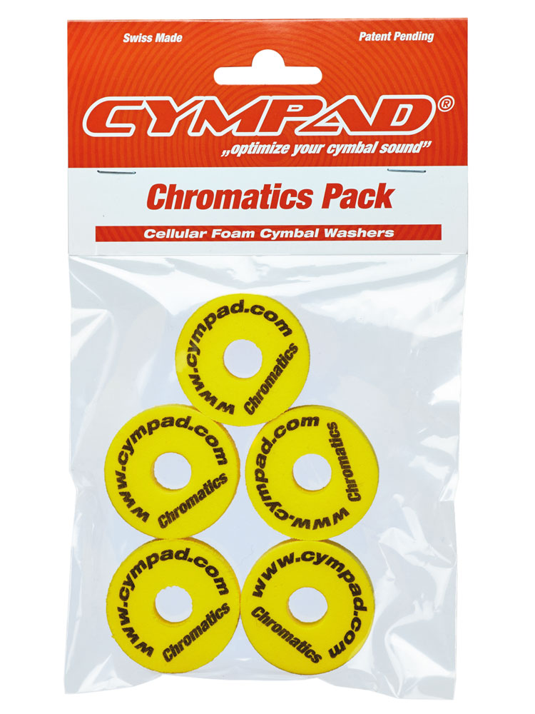 Cympad Chromatics Yellow Cymbal Pad 5 Pack