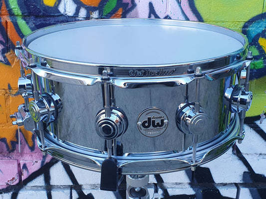 DW Collector's Series 14" x 5.5" Chrome over Steel Snare Drum