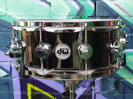 DW Collector's Series 14" x 5.5" Black Nickel over Brass Snare Drum