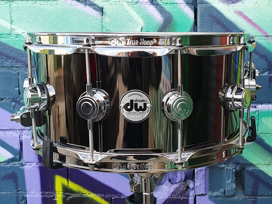 DW Collector's Series 14" x 6.5" Black Nickel over Brass Snare Drum