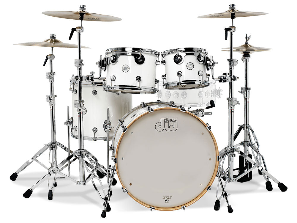 DW Design Series 22" 4 Piece Shell Pack - Gloss White