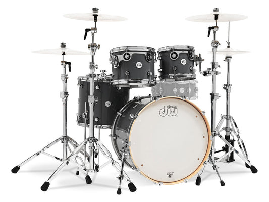 DW Design Series 22" 4 Piece Shell Pack - Steel Grey
