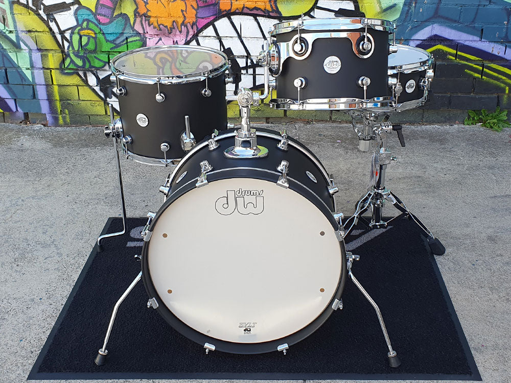 DW Design Series Frequent Flyer 20" 4 Piece Shell Pack - Black Satin