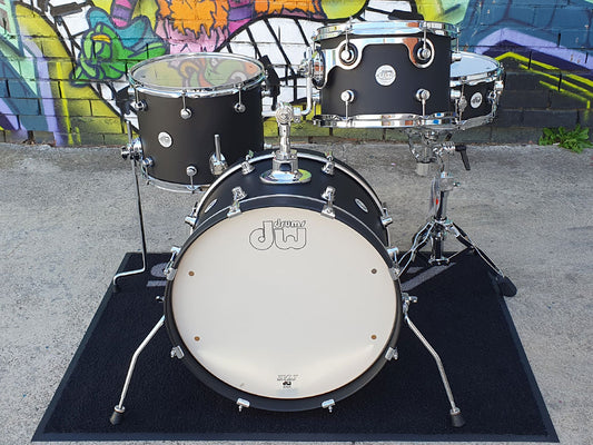DW Design Series Frequent Flyer 20" 4 Piece Shell Pack - Black Satin