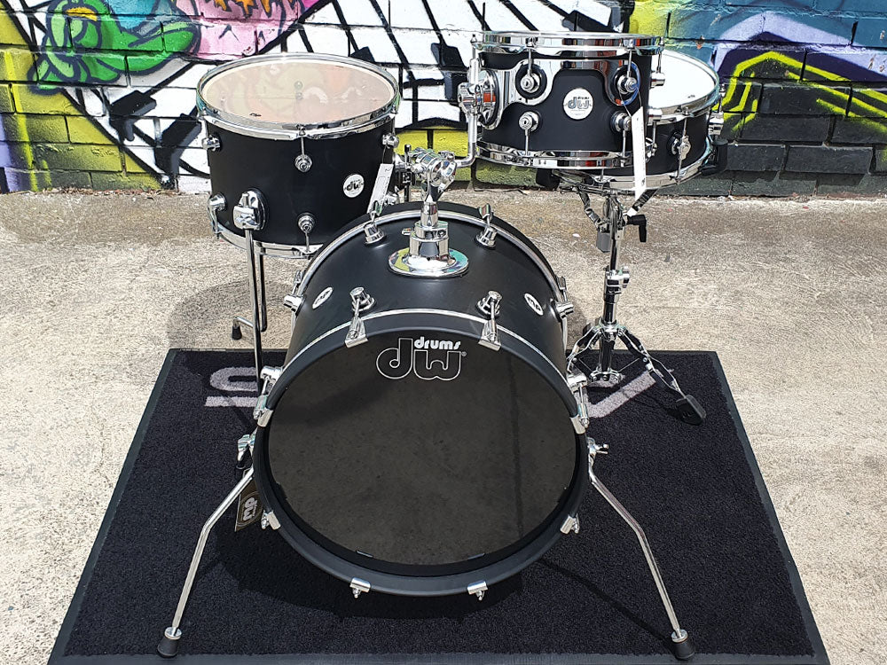 DW Design Series Mini Pro 18" 4 Piece Shell Kit - Black Satin