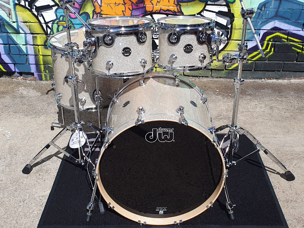 DW Performance Limited Edition 22" 4 Piece Shell Kit - Broken Glass Finish Ply