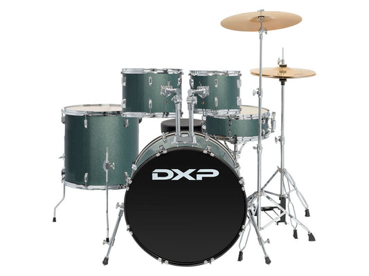 DXP Fusion Plus 22 Series 22" 5 Piece Drum Kit - Gun Metal Grey