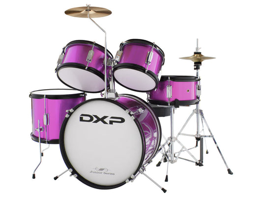 DXP Junior TXJ5 16" 5 Piece Drum Kit - Metallic Pink