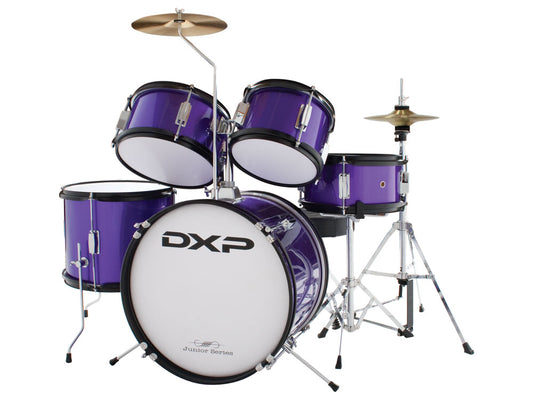 DXP Junior TXJ5 16" 5 Piece Drum Kit - Metallic Purple