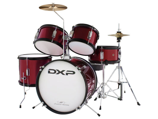 DXP Junior TXJ5 16" 5 Piece Drum Kit - Wine Red
