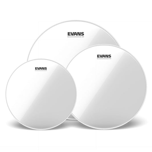 Evans G1 Clear 10|12|16 Drumhead Pack