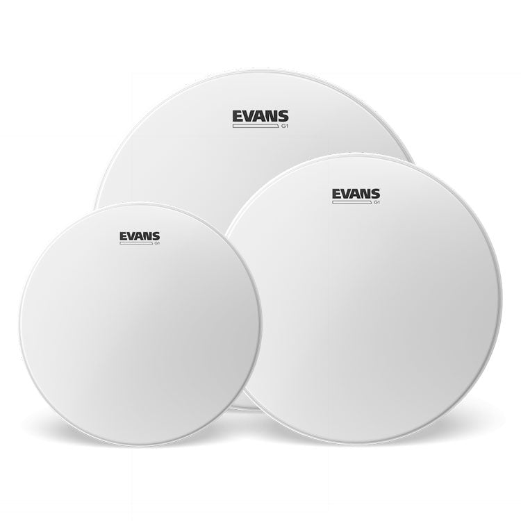 Evans G1 Coated 10|12|14 Drumhead Pack