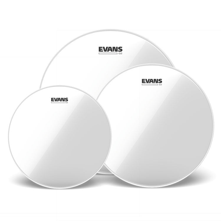 Evans G2 Clear 10|12|14 Drumhead Pack