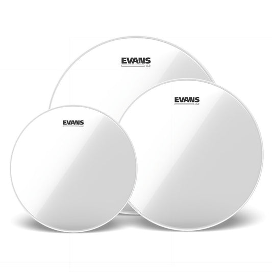 Evans G2 Clear 10|12|14 Drumhead Pack