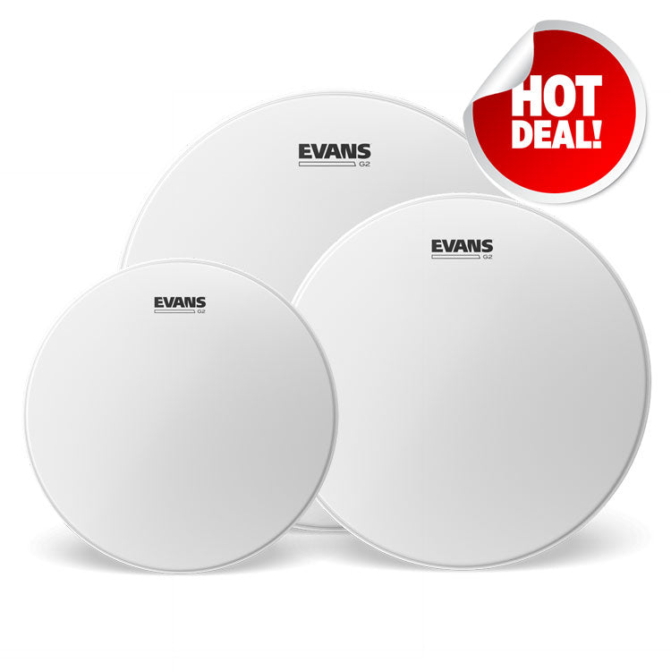 Evans G2 Coated 10|12|14 Drumhead Pack