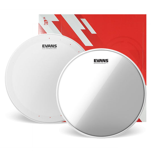 Evans Genera Dry 14" Snare Drum Service Pack