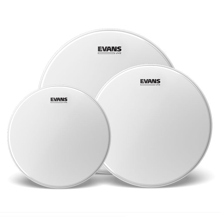 Evans UV2 Coated 10|12|14 Drumhead Pack