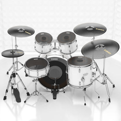 Evans dB One Low Volume Cymbal & Mesh 10|12|16 Drumhead Pack