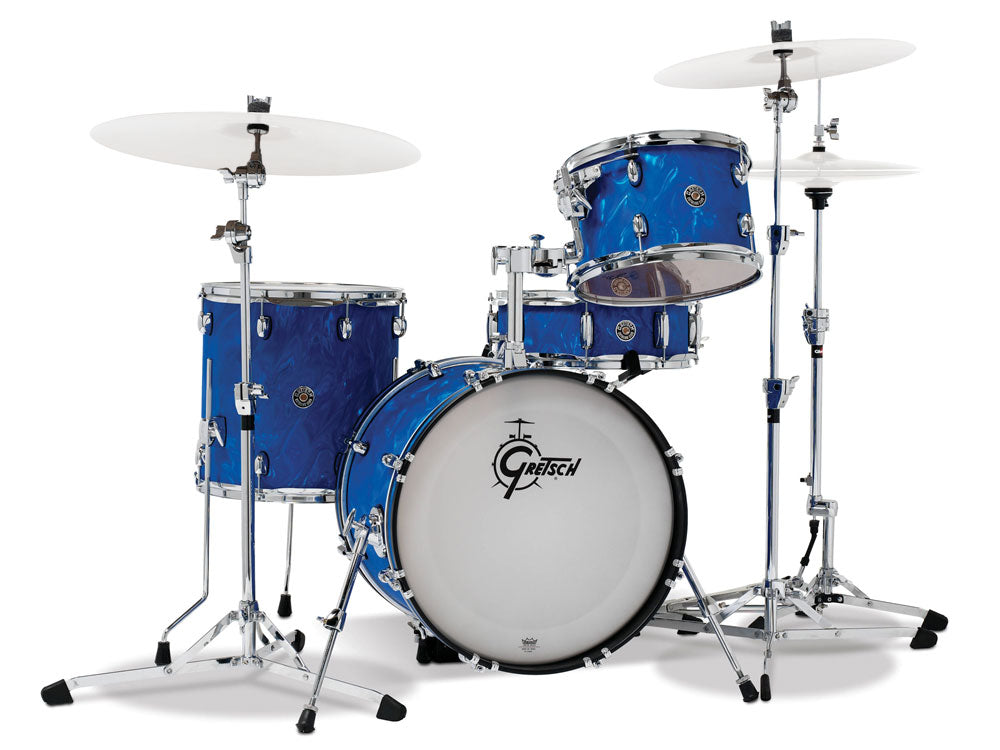 Gretsch Catalina Club 18" 4 Piece Shell Kit - Blue Satin Flame