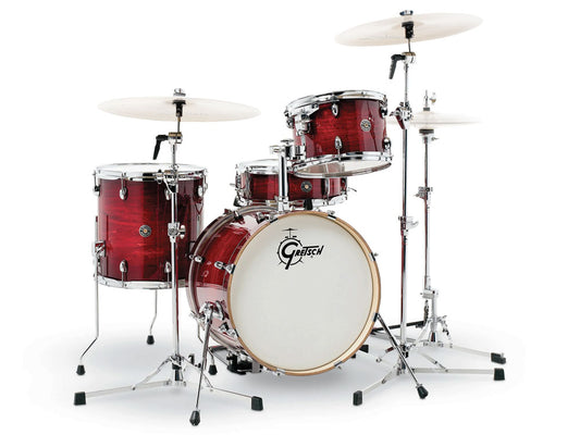 Gretsch Catalina Club 18" 4 Piece Shell Pack - Gloss Crimson Burst