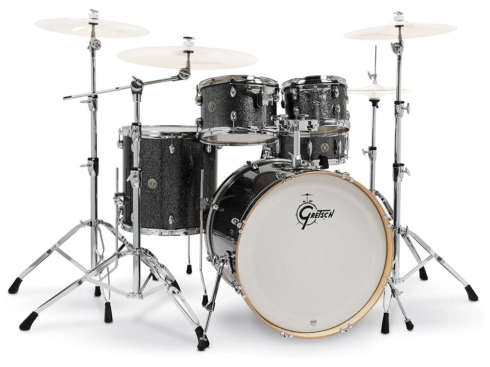 Gretsch Catalina Maple 22" 5 Piece Drum Kit - Black Stardust