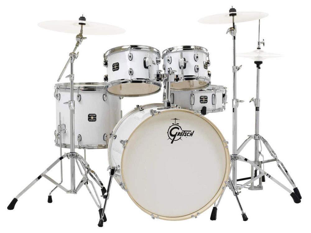 Gretsch Energy 22" 5 Piece Drum Kit - White