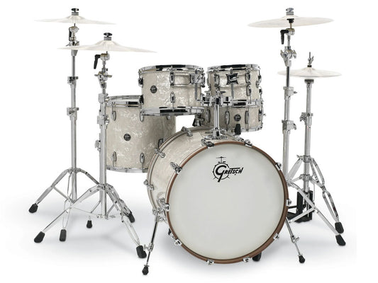 Gretsch Renown Premium 22" 5 Piece Shell Kit - Vintage Pearl