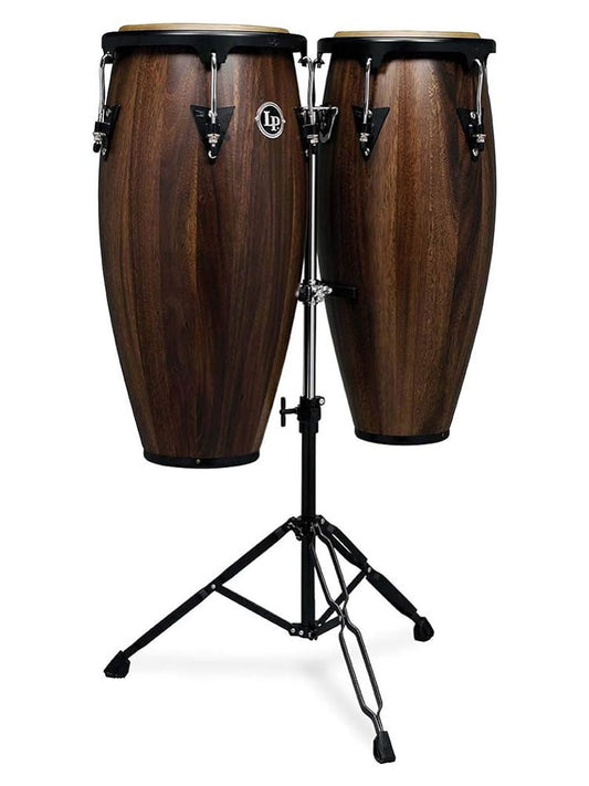 Latin Percussion Aspire 10" & 11" Congas with Stand Jamjuree Wood