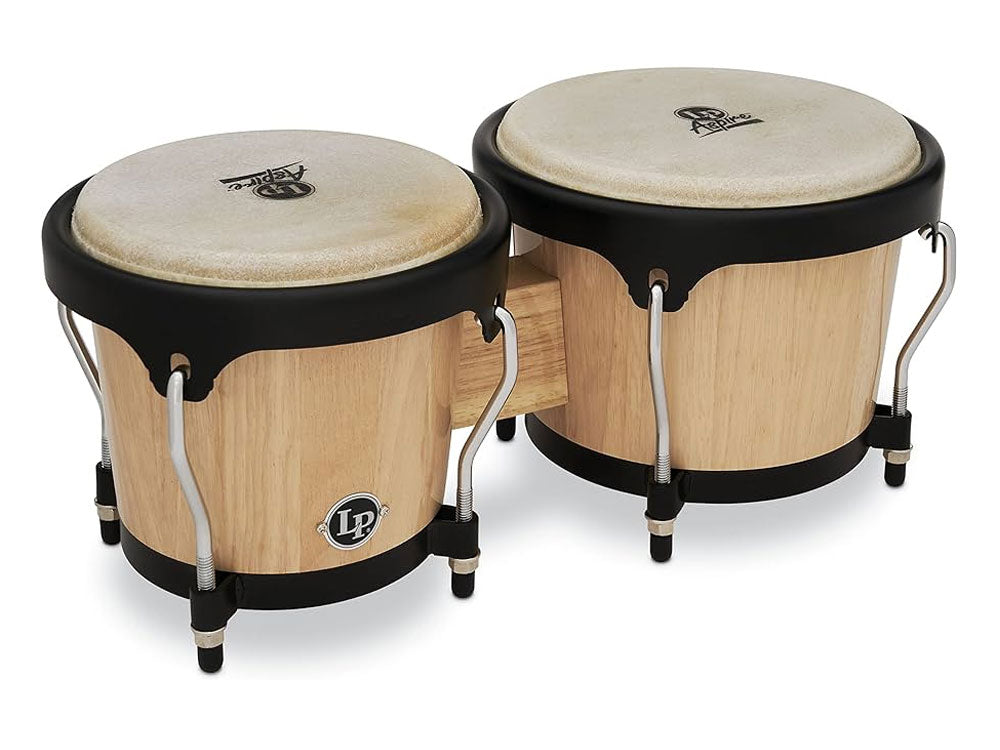 Latin Percussion Aspire 6-3/4" & 8" Bongos Natural Wood