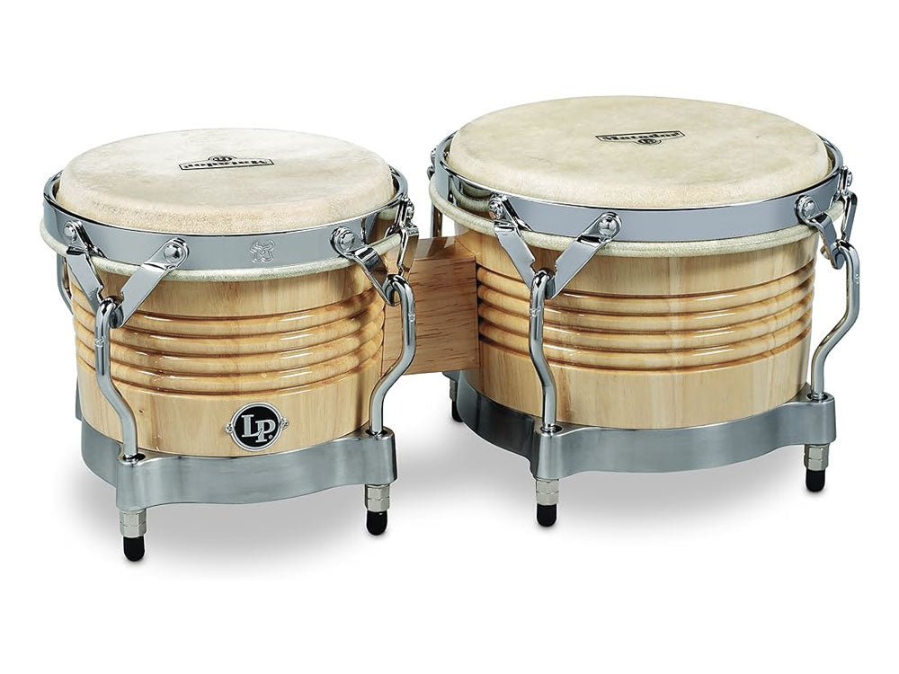 Latin Percussion Matador 7-1/4" and 8-5/8" Bongos Natural