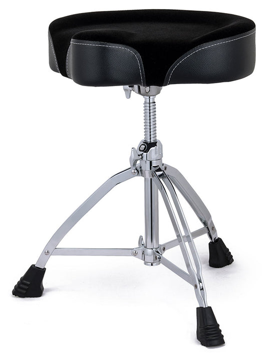 Mapex 800 Series Saddle Cloth Top Drum Throne - Black