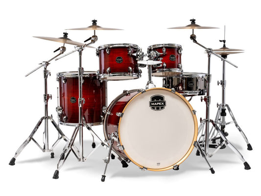 Mapex Armory 22" 5 Piece Rock Drum Kit - Red Onyx