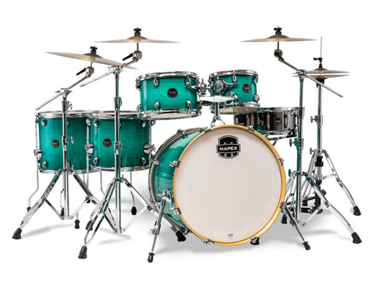 Mapex Armory 22" 6 Piece Studioease Fast Drum Kit - Jade Stone