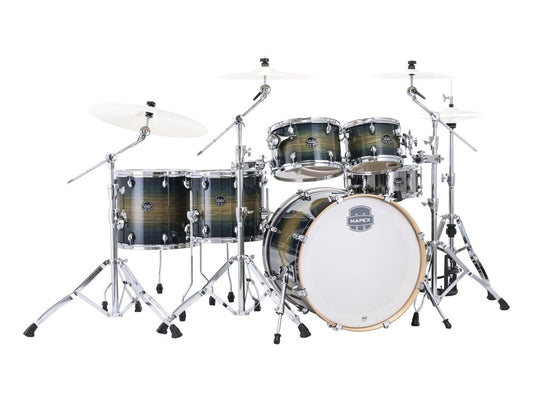 Mapex Armory 22" 6 Piece Studioease Fast Drum Kit with Double Pedal - Rainforest Burst