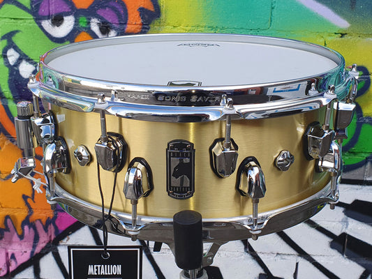 Mapex Black Panther Metallion 14" x 5.5" Brass Snare Drum