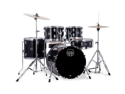 Mapex Comet 20" 5 Piece Drum Kit - Black