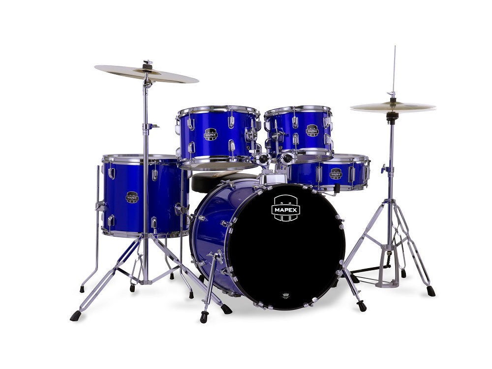 Mapex Comet 20" 5 Piece Drum Kit - Indigo Blue