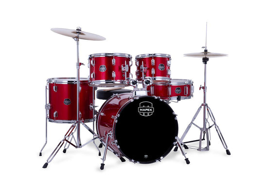 Mapex Comet 20" 5 Piece Drum Kit - Infra Red