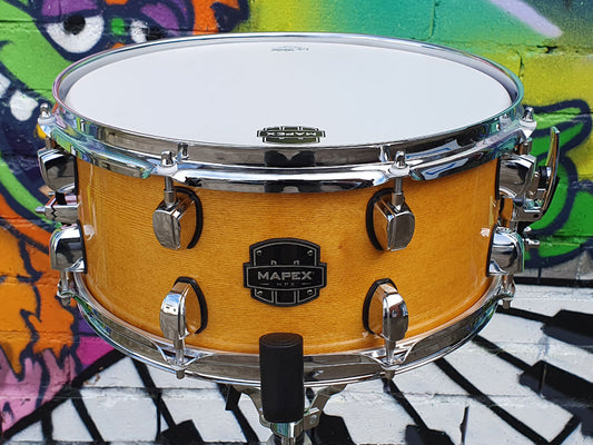 Mapex MPX Maple | Poplar Hybrid 13" x 6" Snare Drum - Gloss Natural