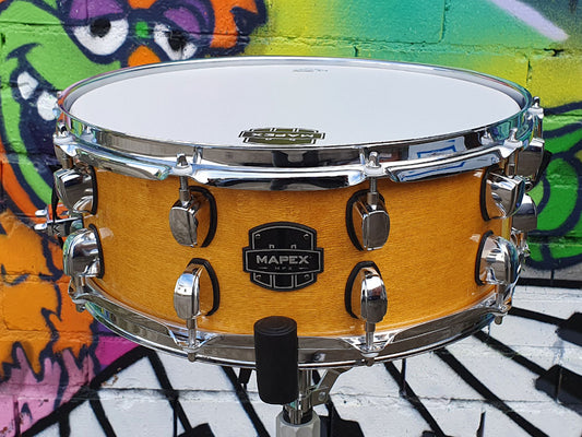 Mapex MPX Maple | Poplar Hybrid 14" x 5.5" Snare Drum - Gloss Natural