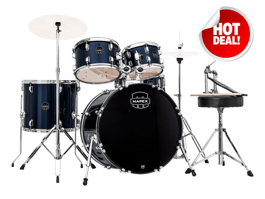 Mapex Prodigy 20" 5 Piece Drum Kit - Royal Blue