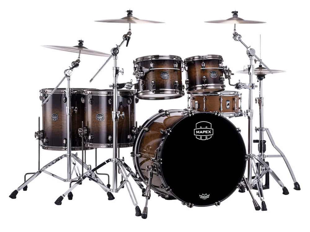 Mapex Saturn Evolution 22" 5 Piece Shell Kit - Exotic Night Forest Burst