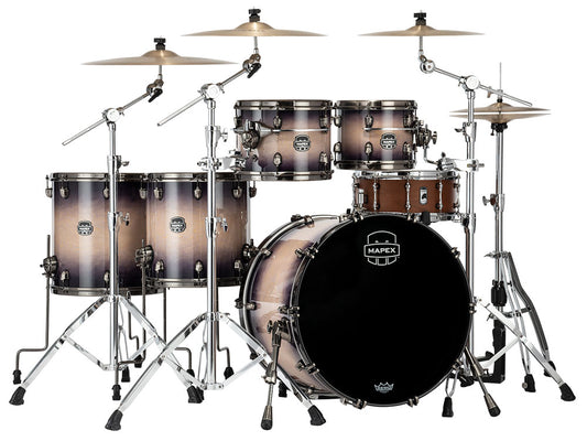 Mapex Saturn Evolution 22" 5 Piece Shell Kit - Exotic Violet Burst