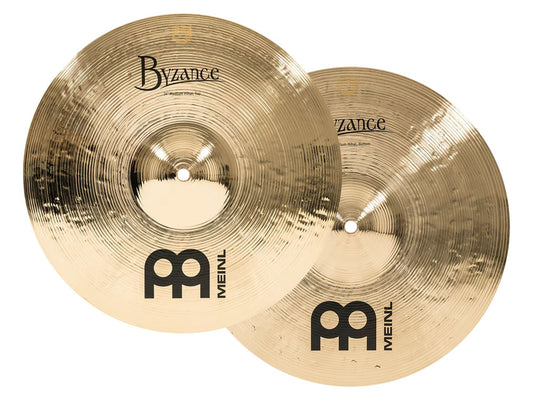 Meinl 14" Byzance Brilliant Medium Hi-Hats
