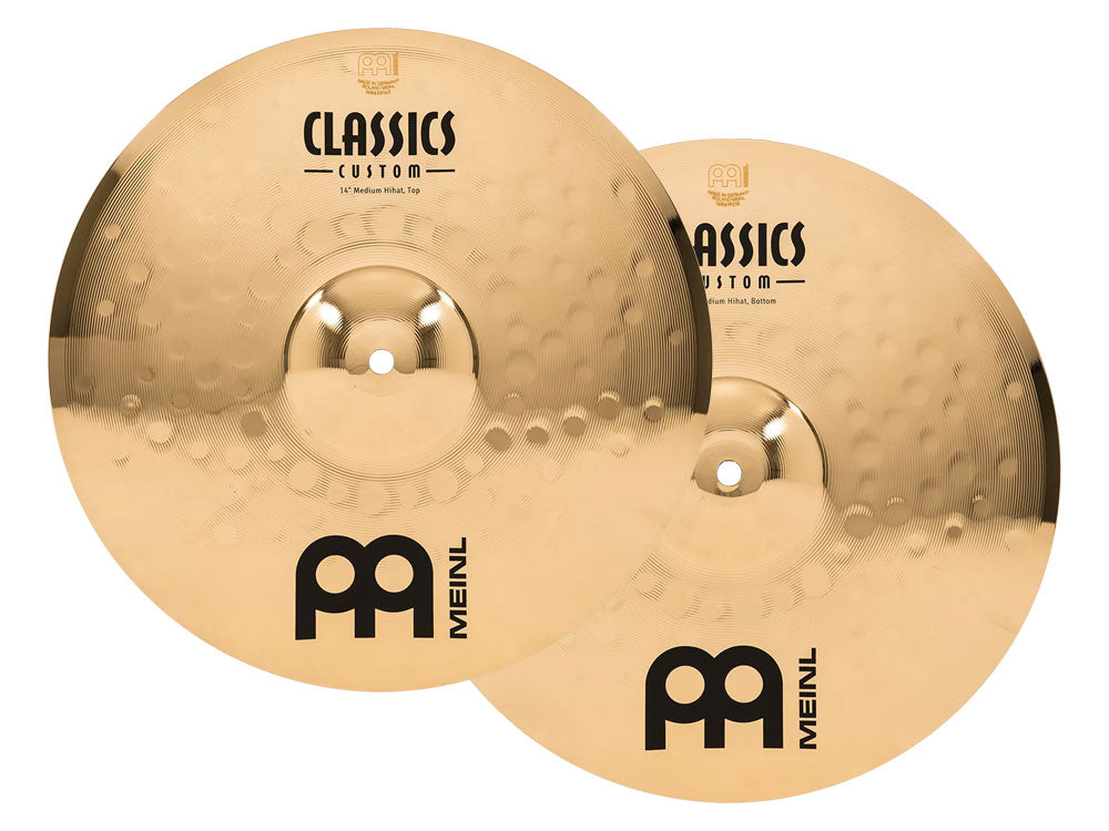 Meinl 14" Classics Custom Brilliant Medium Hi-Hats