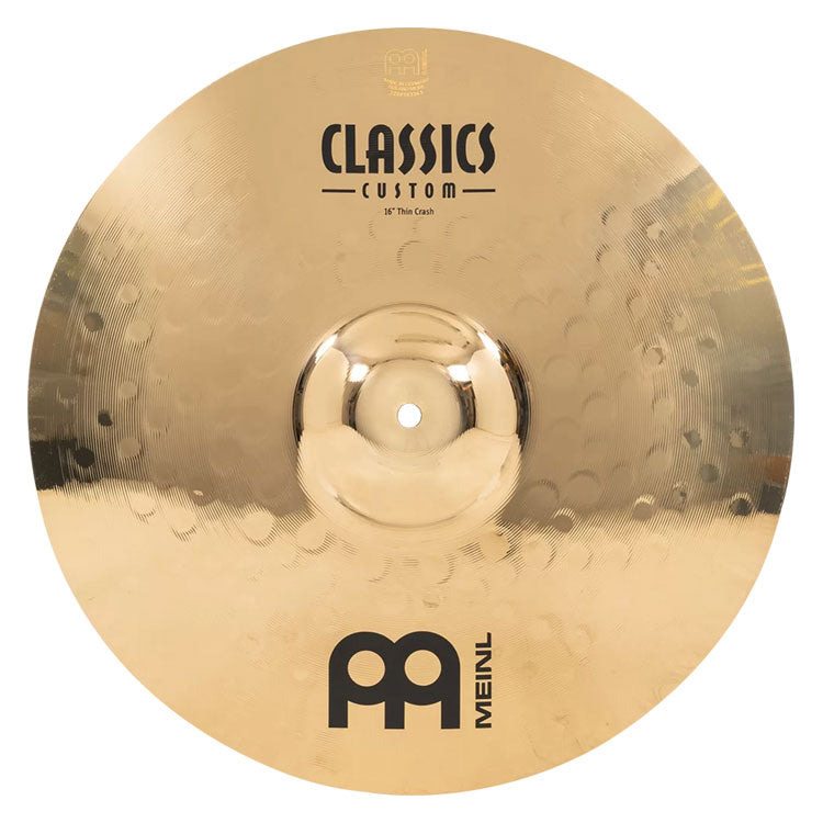 Meinl 16" Classics Custom Brilliant Thin Crash Cymbal